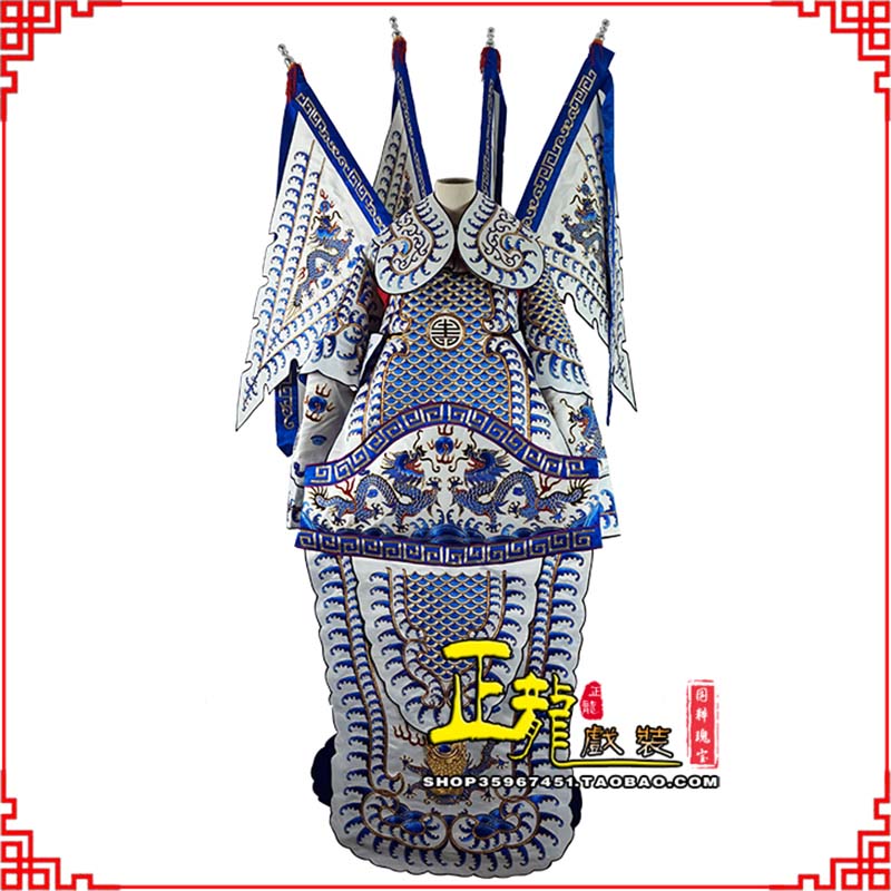 长寿武生武将大靠祥龙勾金